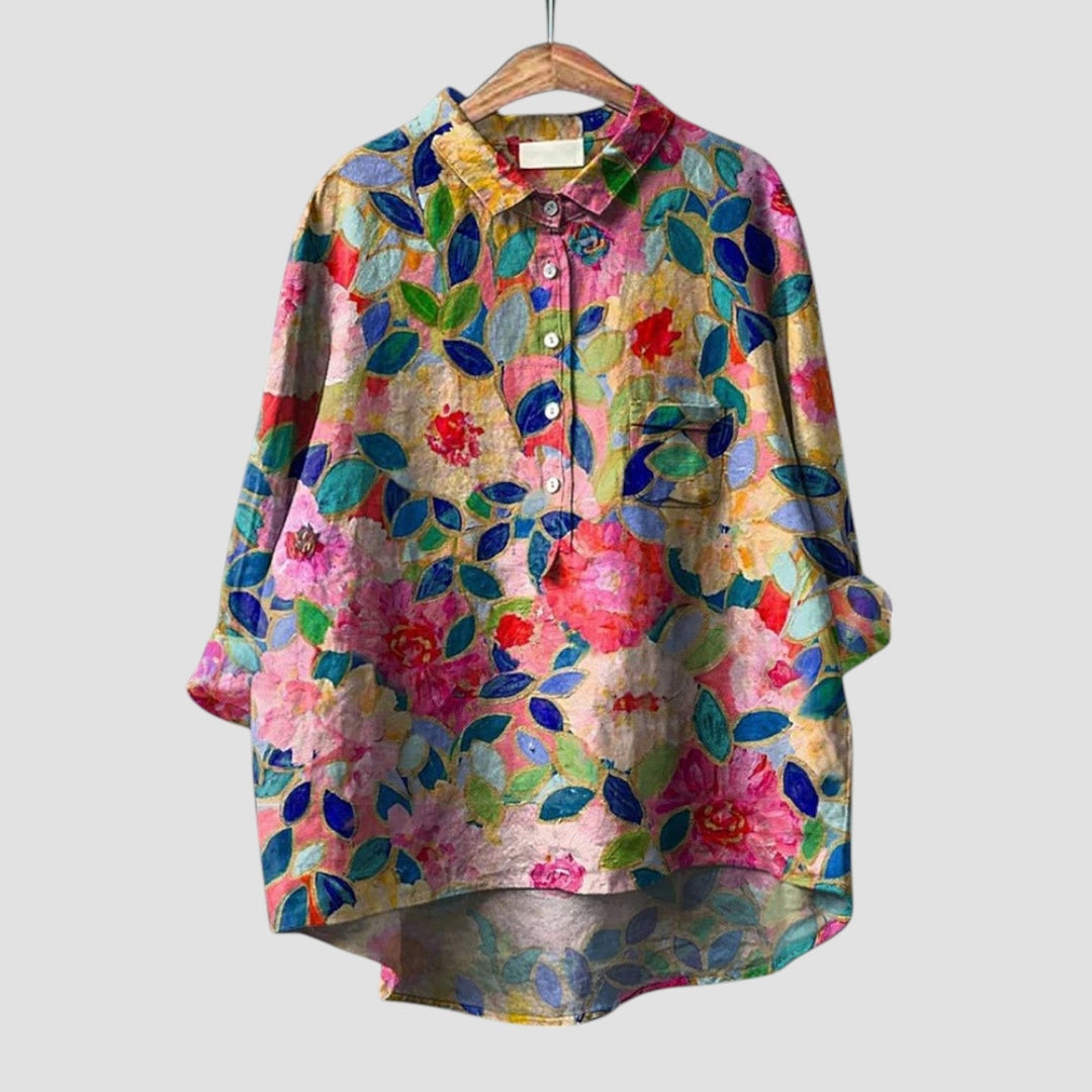 Stacy | Comfortable and Trendy Floral Shirt
