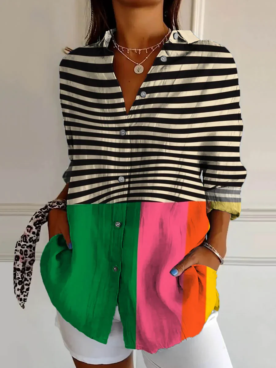 Marilou | Blouse With Colorful Design