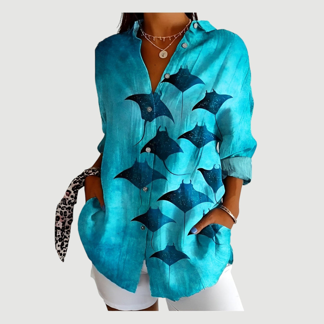 Penelope™ | Blouse with Colorful Design