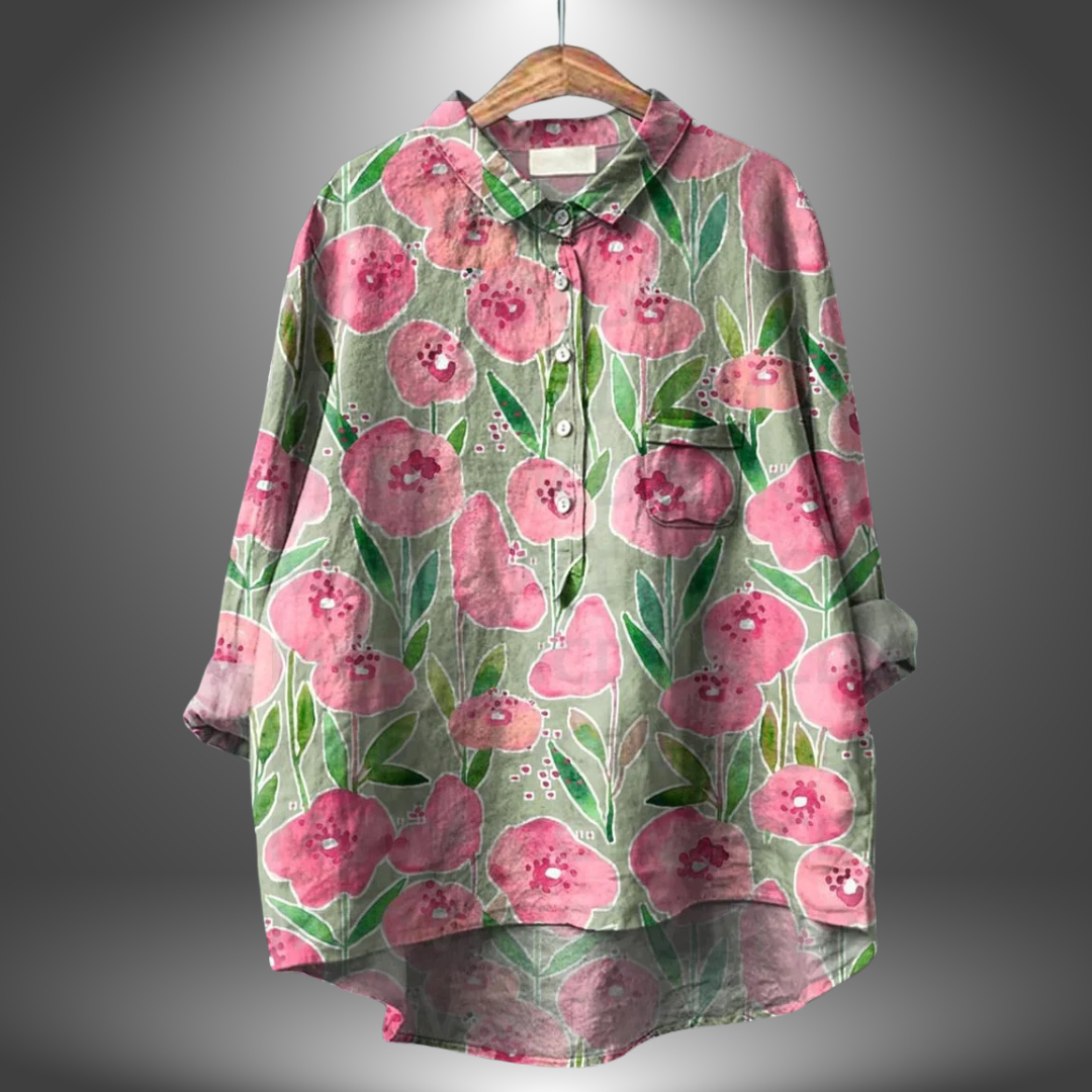 Laluna | Classic Floral Blouse