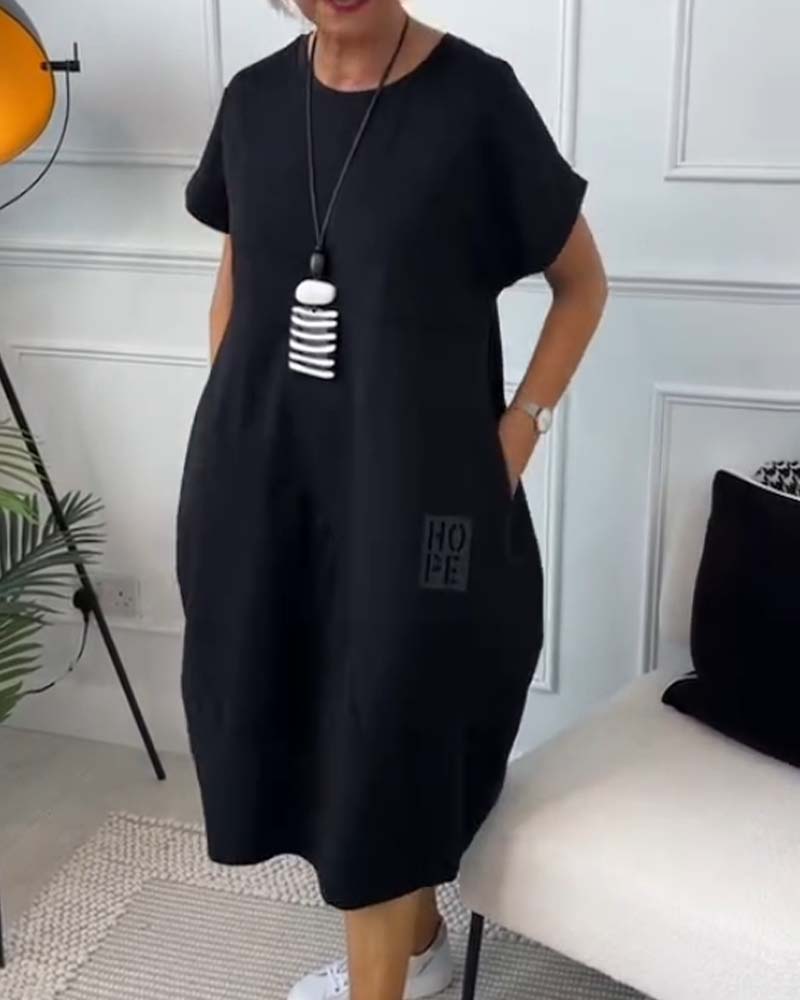 Susanna | Airy Summer Dress with Round Neckline