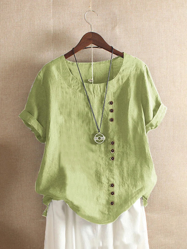 Chalise™  - cotton and linen T-shirt