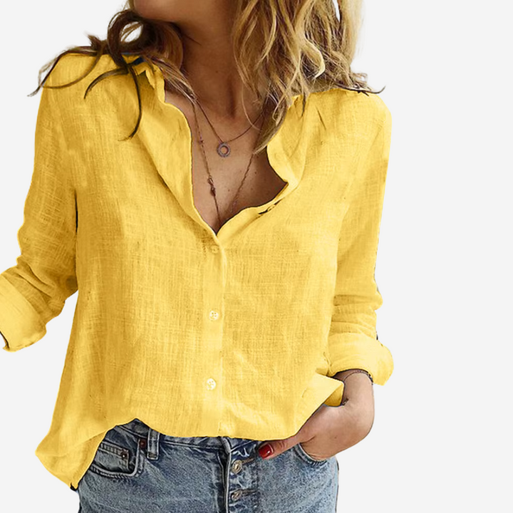 Kaylinn™ - Women's blouse from linen blend