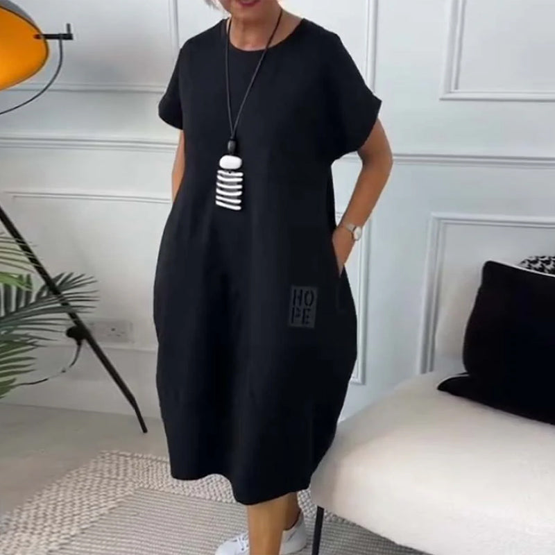 Susanna | Airy Summer Dress with Round Neckline
