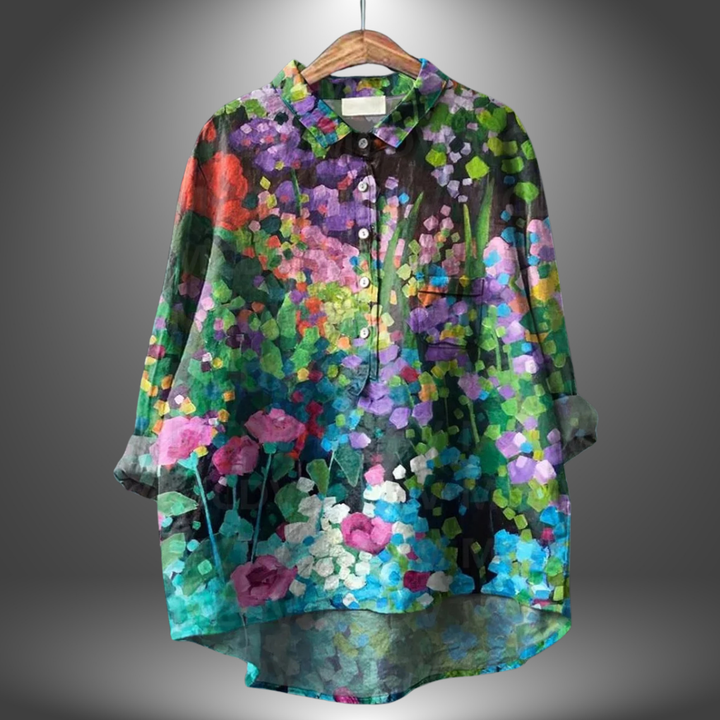 Laluna | Classic Floral Blouse