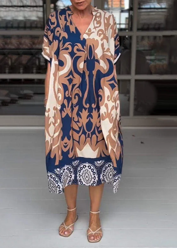 SADARA - VIBRANT PRINTED DRESS