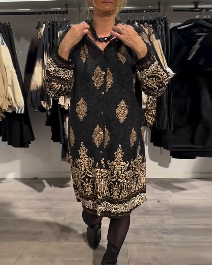 Isabel | Vintage-Inspired Dress with Button Placket