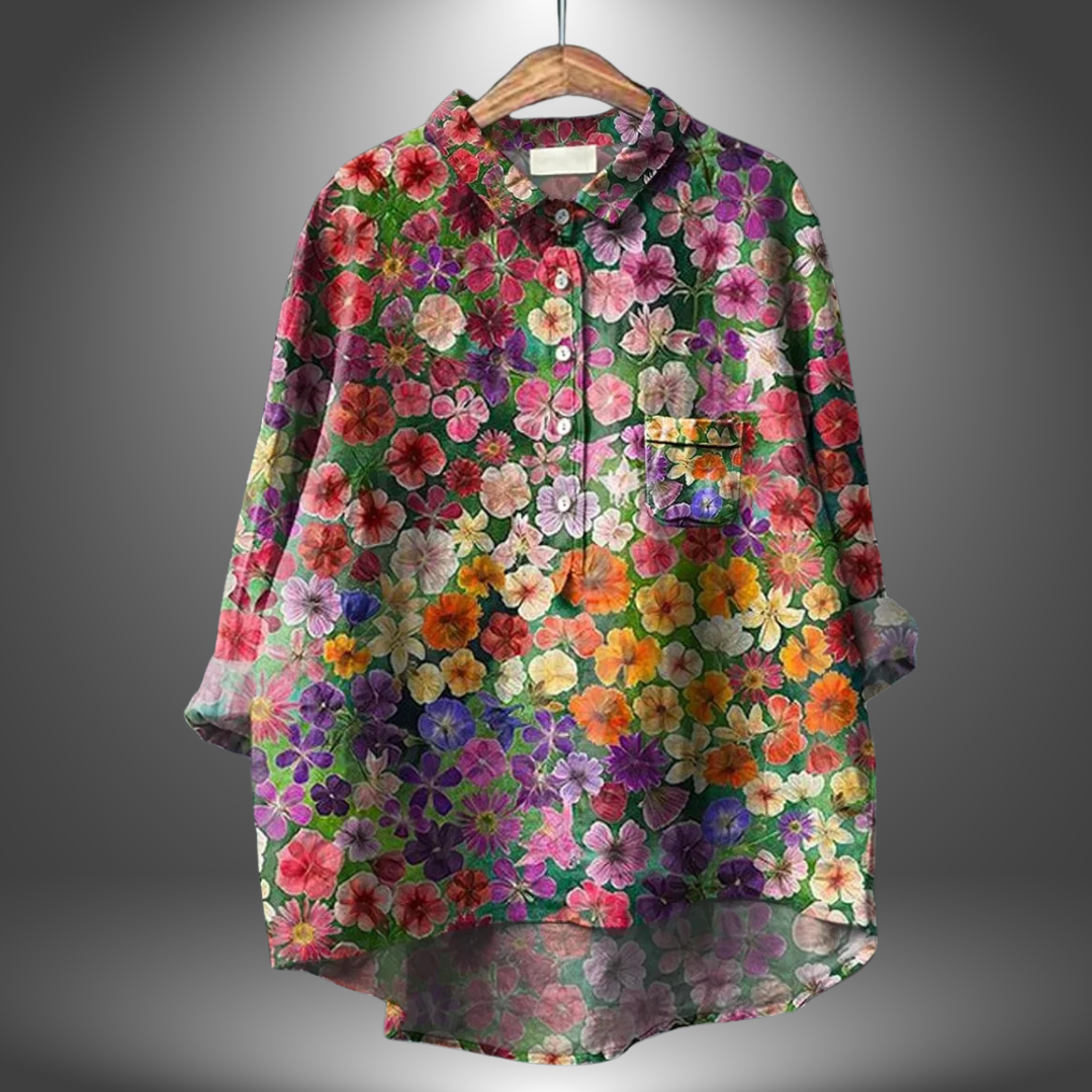 Laluna | Classic Floral Blouse