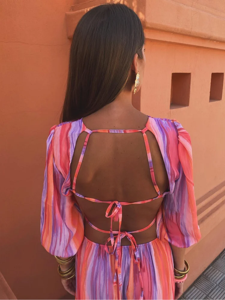 Keira™ | Backless Dress