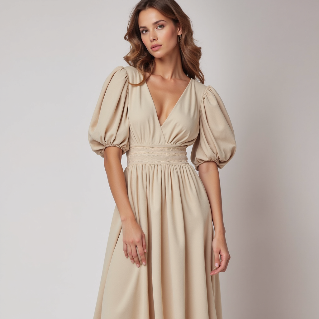 Melanie ™ - V-Neck Flow Dress