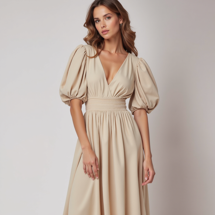 Melanie ™ - V-Neck Flow Dress