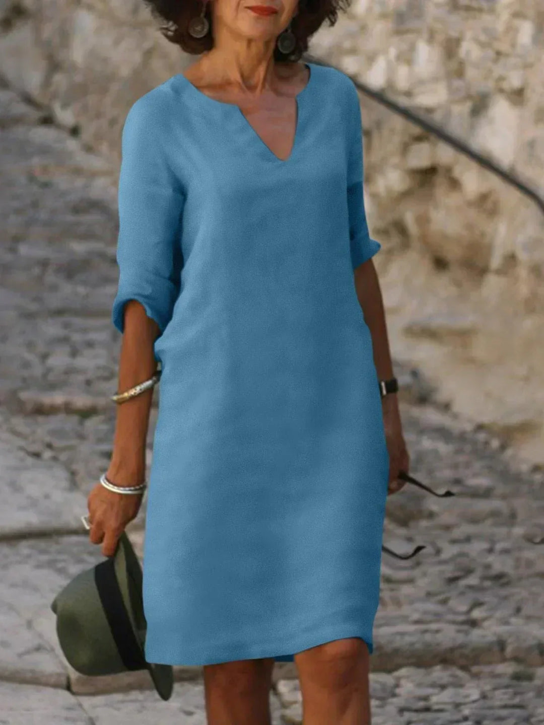 Maria | Elegant Dress with V-Neck