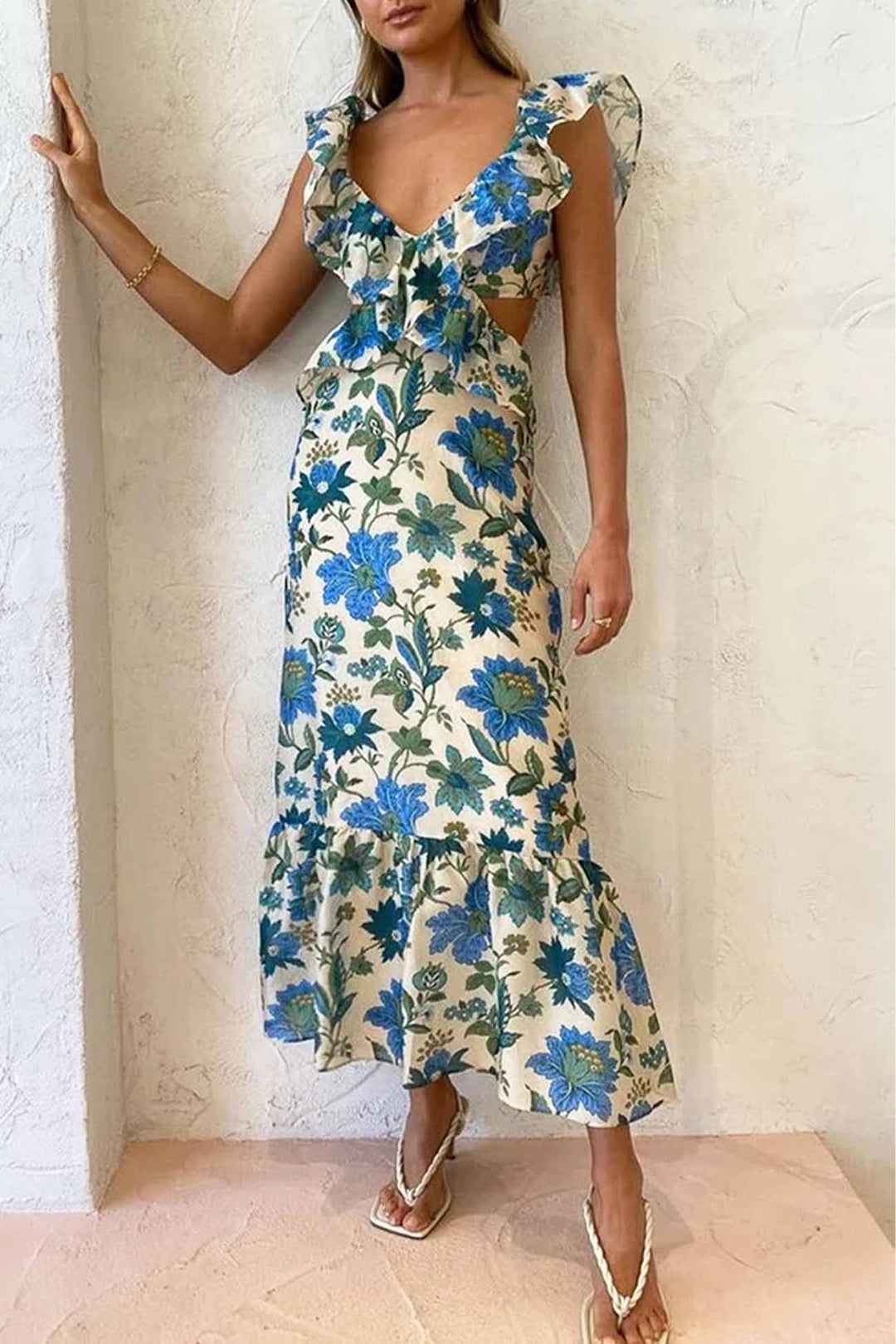 Ariella™ | Ruffled Floral Dress