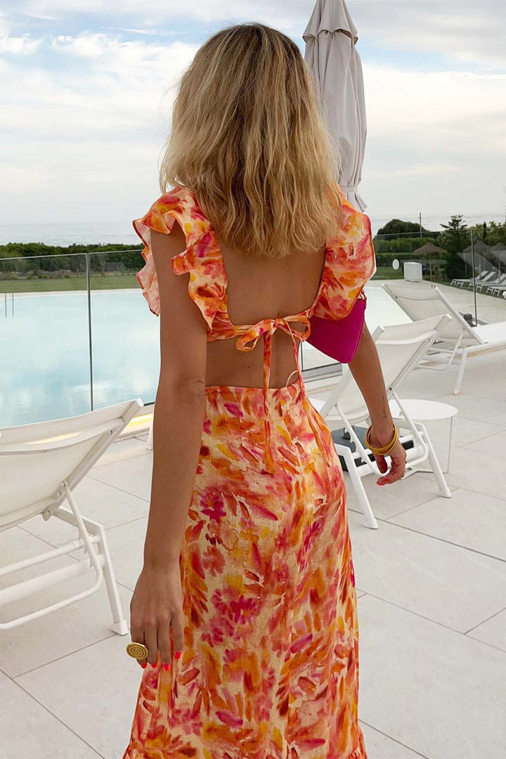 Ariella™ | Ruffled Floral Dress