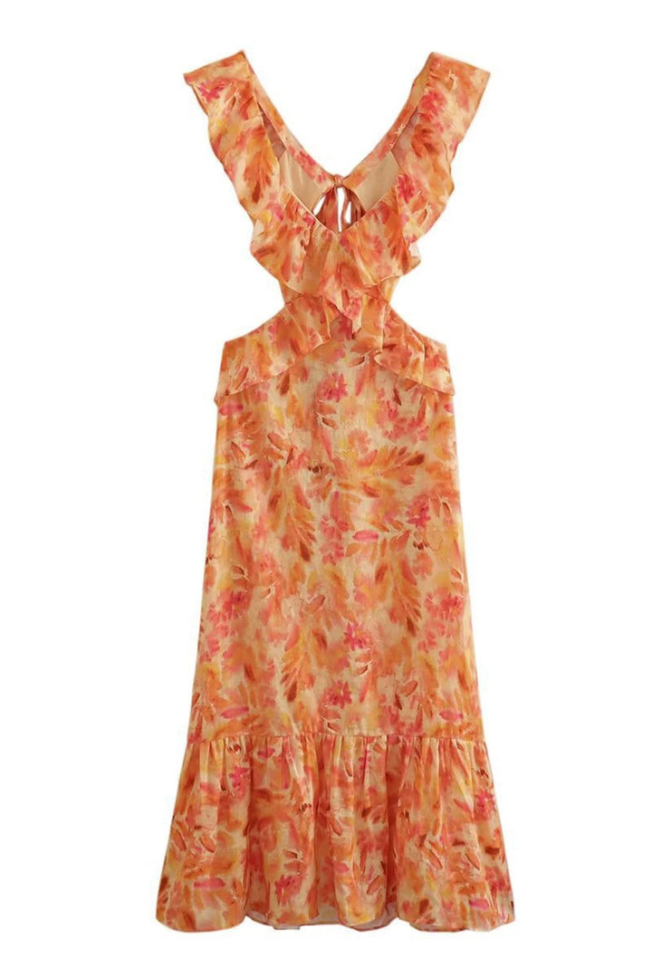 Ariella™ | Ruffled Floral Dress