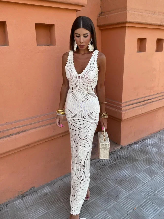 Liceloth™ | Maxi Dress with V-Neck