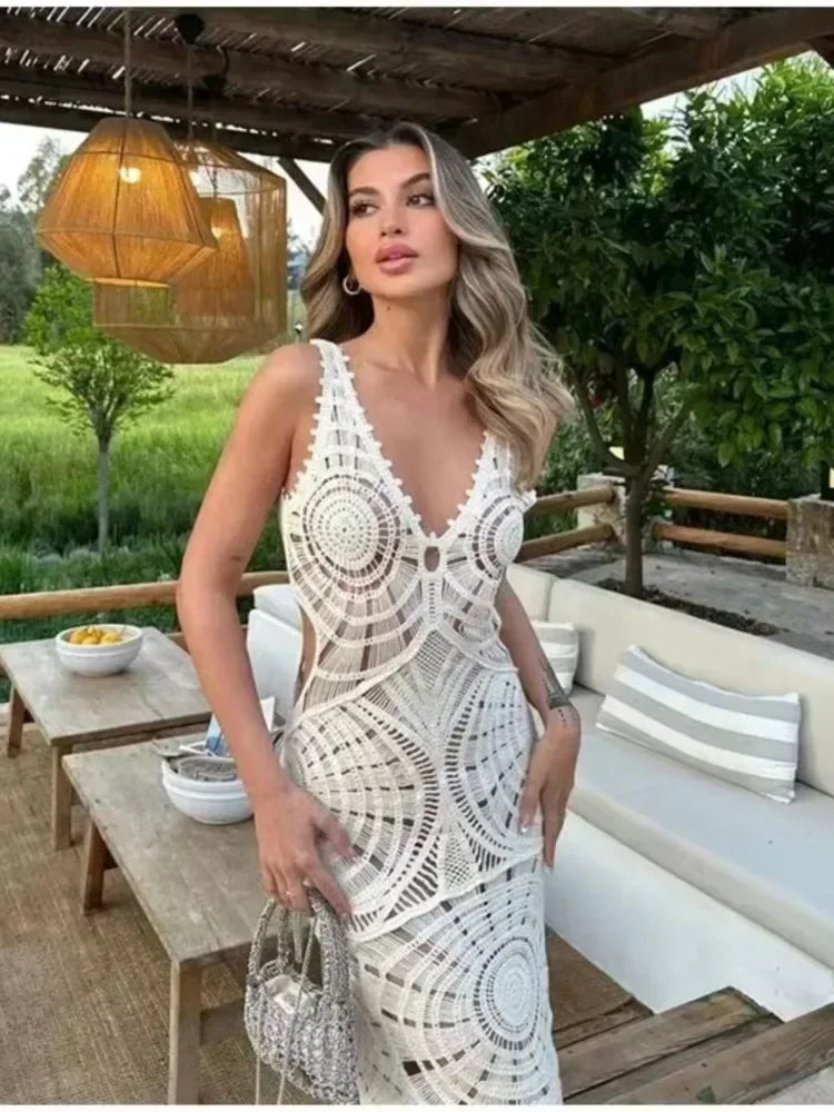 Liceloth™ | Maxi Dress with V-Neck