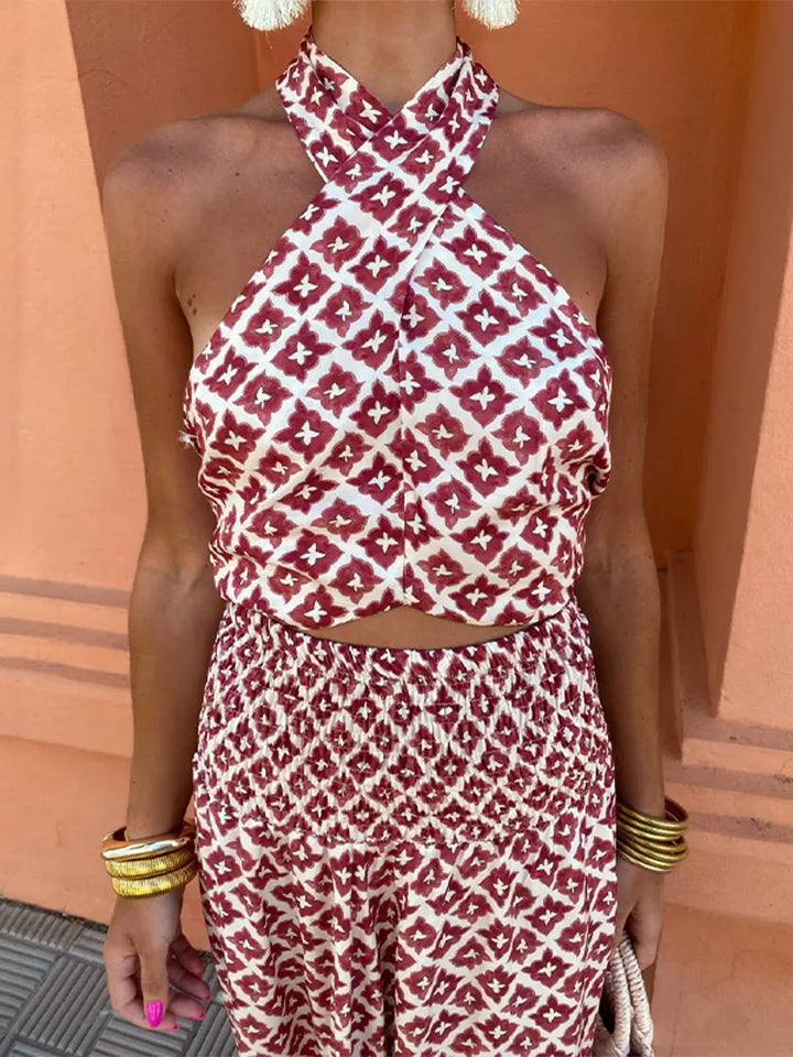 Haley™ | Chic Midi Dress for Women with Off-Shoulder Design