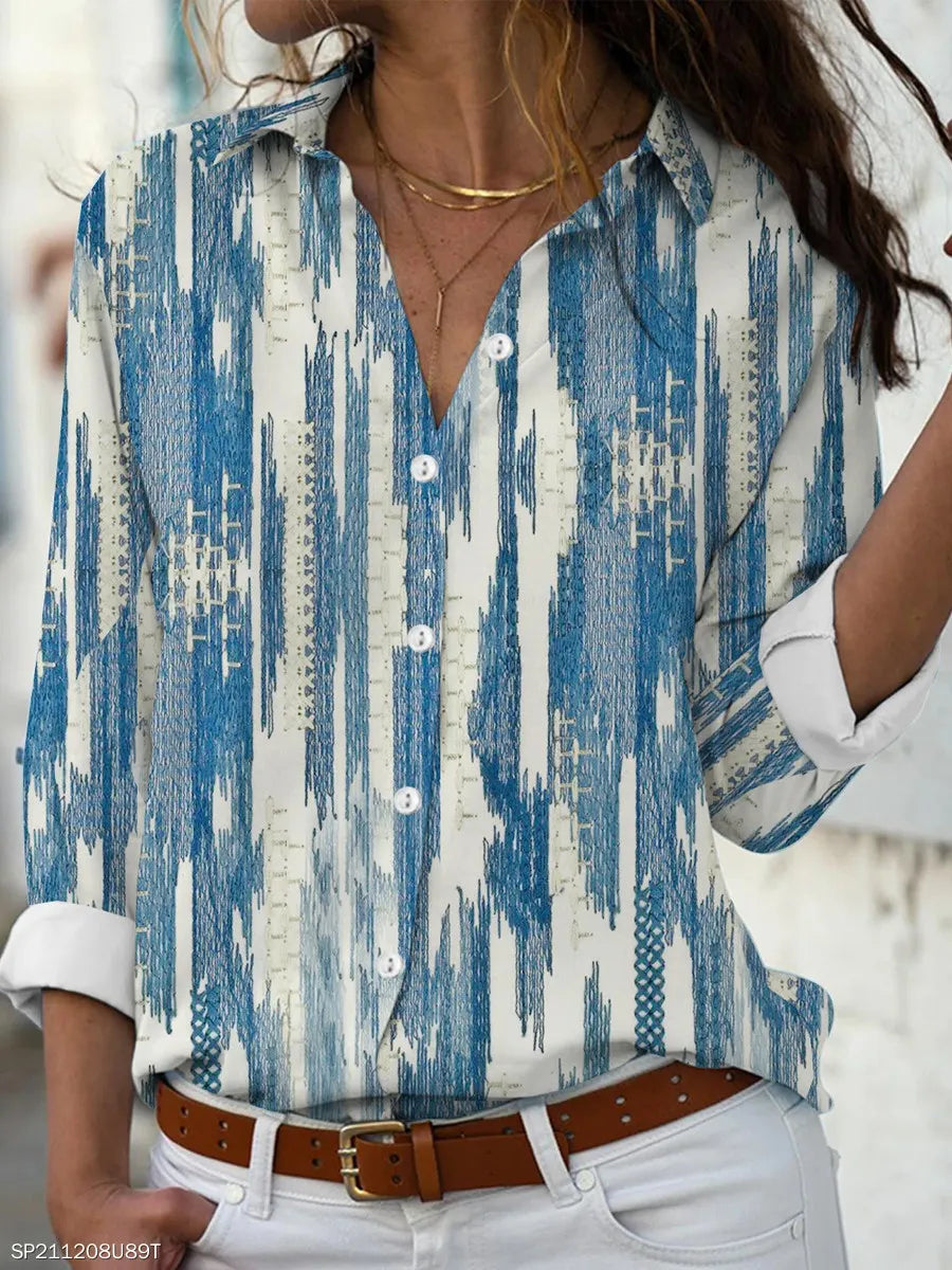Aurela Mist - Elegant loose blouse for Spring & Summer