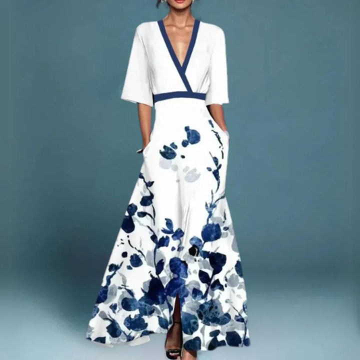 Jill™️ | Elegant Maxi Dress with Floral Pattern