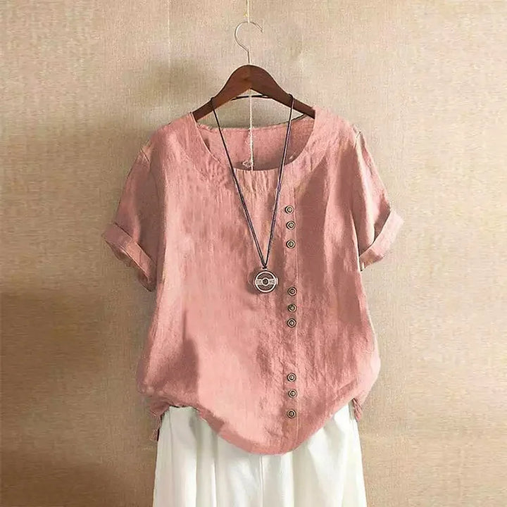 Chalise™  - cotton and linen T-shirt