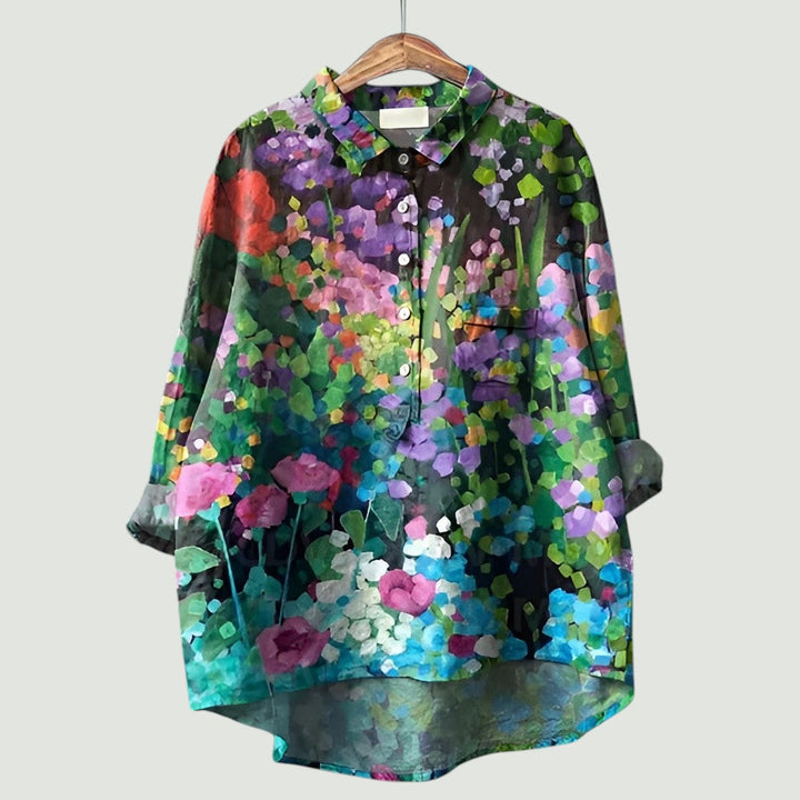 Floral Women's Blouse | Cheerful, Light, and Comfortable