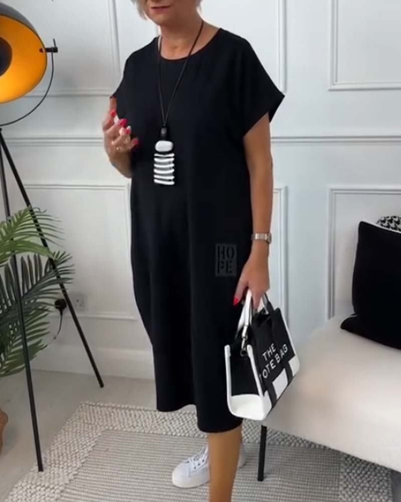 Susanna | Airy Summer Dress with Round Neckline
