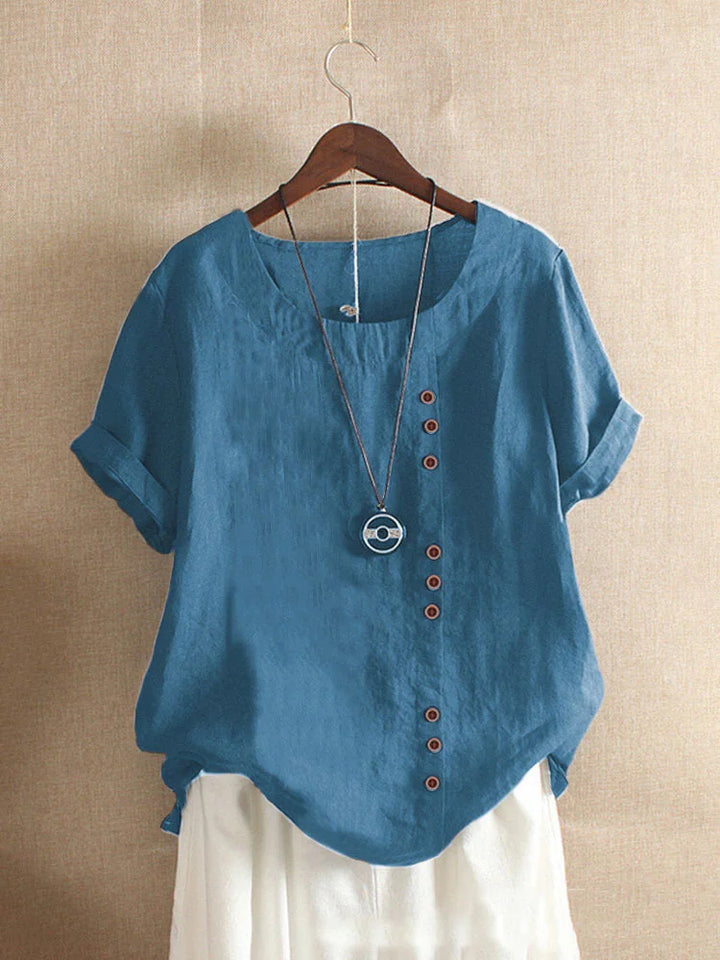 Chalise™  - cotton and linen T-shirt