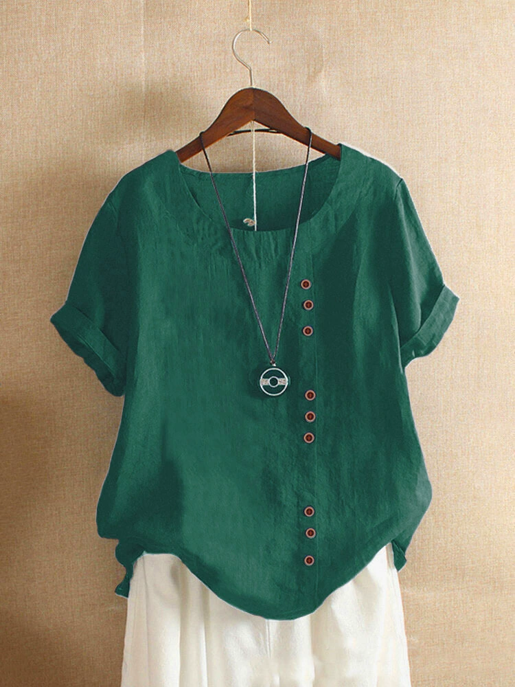 Chalise™  - cotton and linen T-shirt