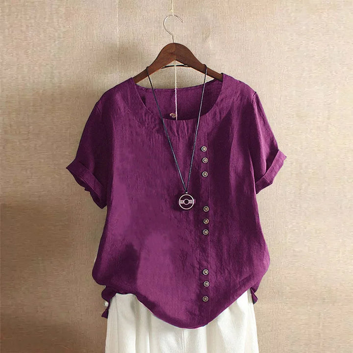 Chalise™  - cotton and linen T-shirt