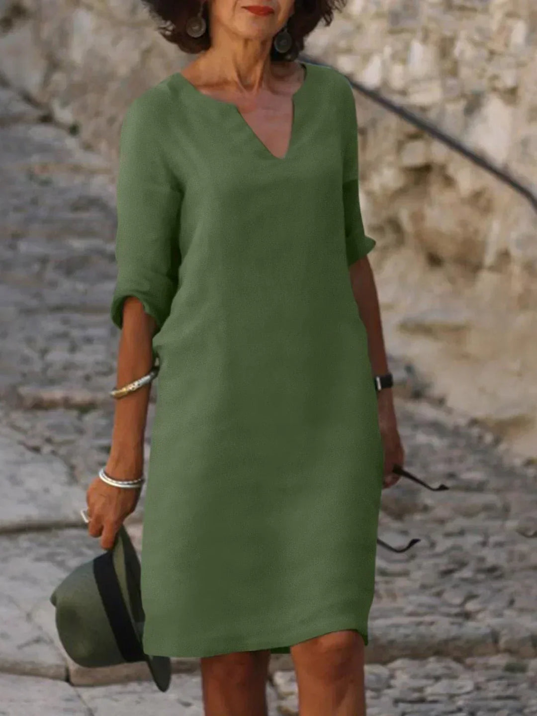 Maria | Elegant Dress with V-Neck