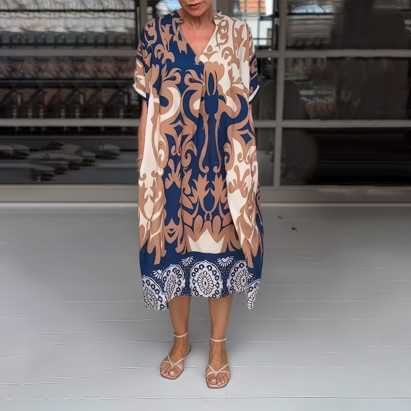 Amelia | Boho Dress that Covers the Belly