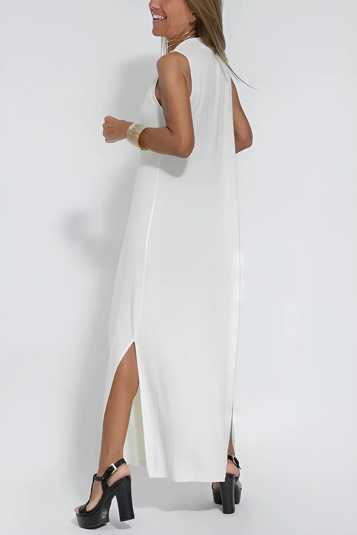 ELISE | Elegant Long Dress with Free Cardigan
